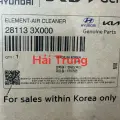 Lọc gió động cơ Kia Cerato 2016-2018, K3 2013-2016 chính hãng 281133X000.