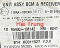 954001M142 Hộp BCM Kia Forte Cerato 2009-2013 Tháo Xe