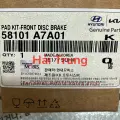 Má phanh trước Kia Cerato 2016-2018, K3 2013-2016 chính hãng 58101A7A01(4)