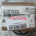 Má phanh sau Hyundai Santafe 2010-2015 chính hãng