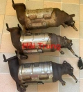 Bầu lọc khí thải bầu Catalytic Hyundai Santafe 2009 2010 Tháo Xe