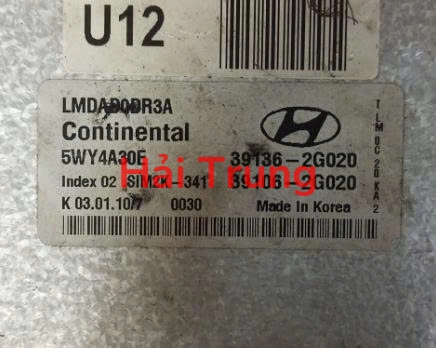 Hộp điều khiển động cơ ECM Kia Sportage Tháo Xe 39136-2G020