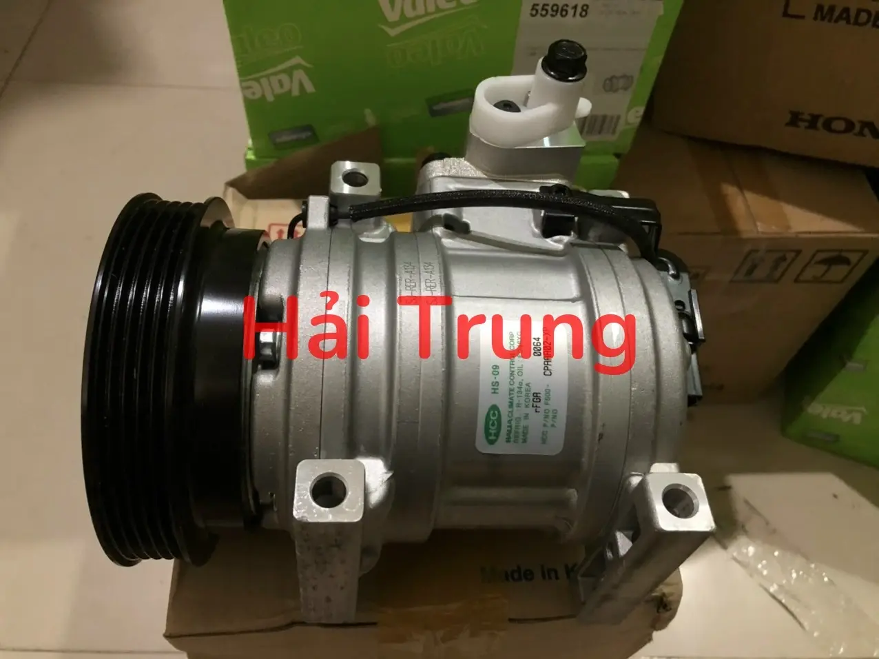 Lốc điều hoà Kia Morning 2012-2020 có van điện 977011Y000