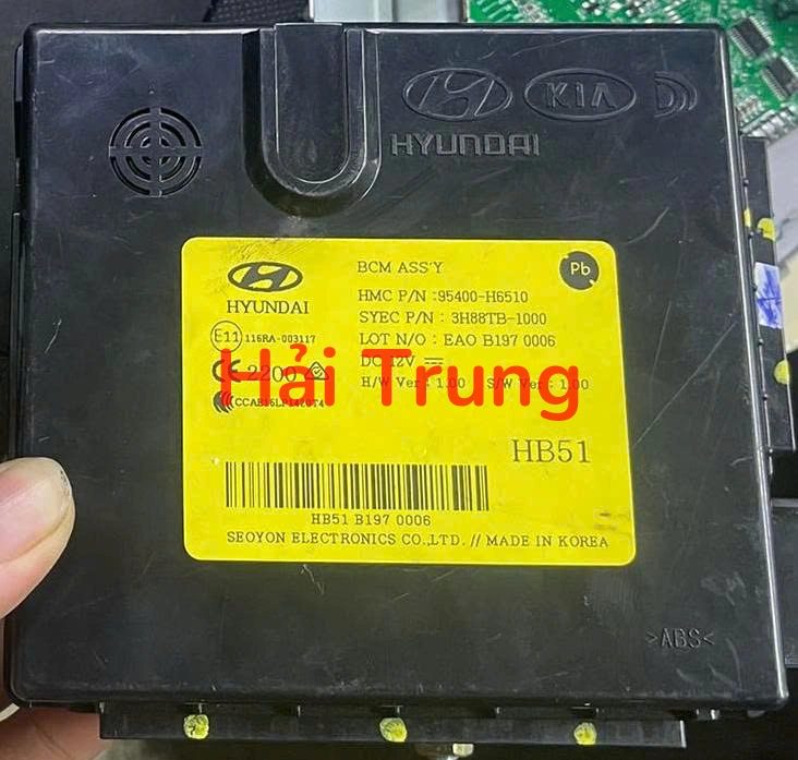 95400H6510 Tháo xe hộp điện thân xe BCM Hyundai Accent 2018-2020