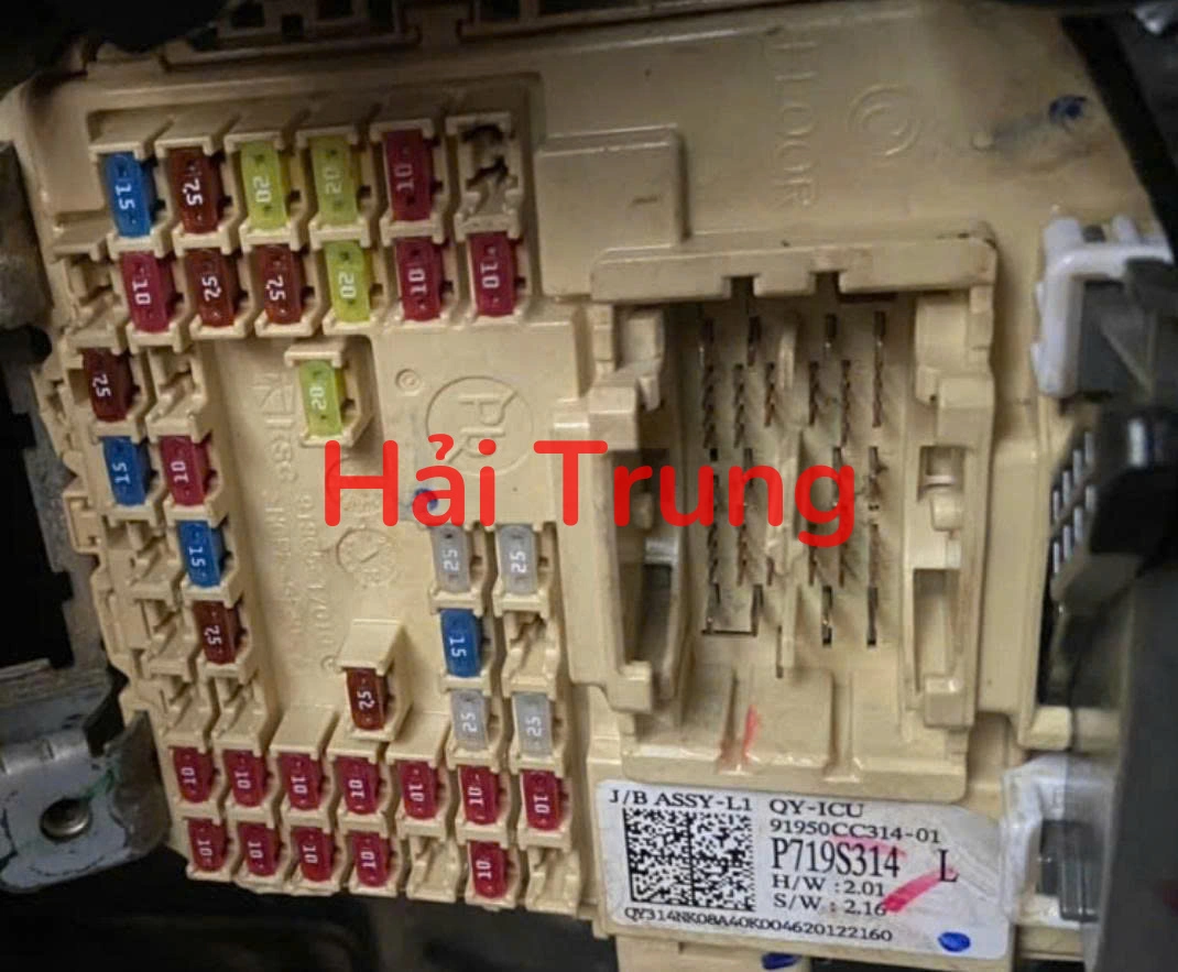 91950CC314 Hộp cầu trì trong xe Kia Seltos 2021-2024 Tháo Xe