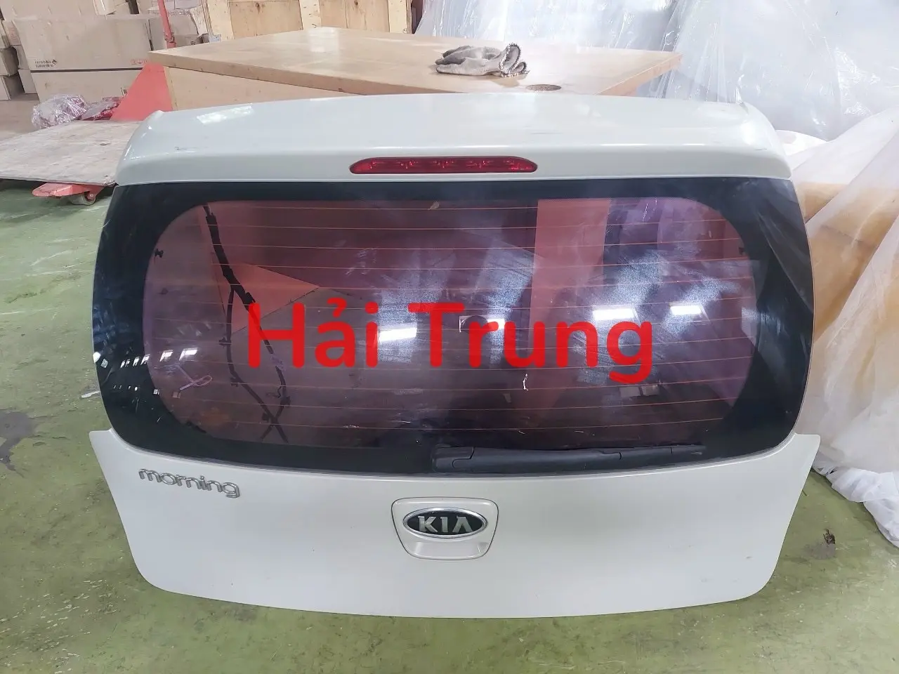 Cốp hậu Kia Morning 2008-2020 tháo xe Zin keo chỉ.