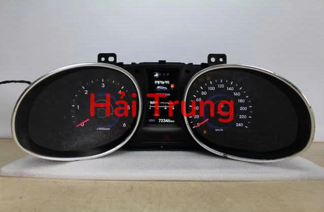 Đồng hồ táp lô Hyundai Santafe 2014 2015 2.2 Tháo Xe