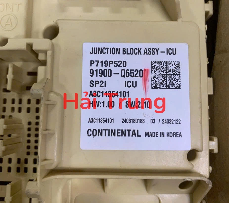 91900Q6520 Hộp cầu trì trong xe Kia Seltos 2020-2024 Tháo Xe