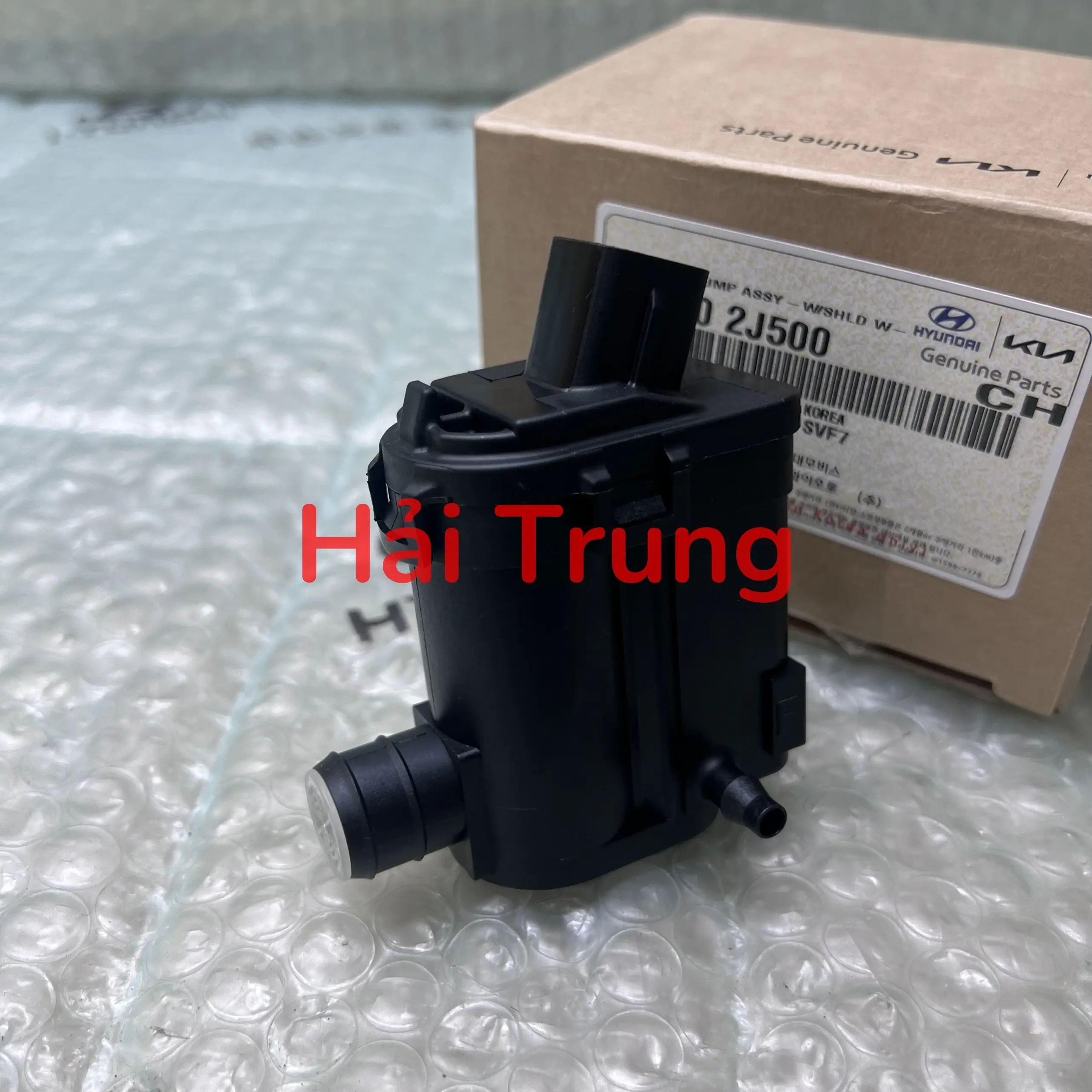 Mô tơ bơm nước rửa kính Hyundai I10 Grand 2014-2022 chính hãng 985102J500