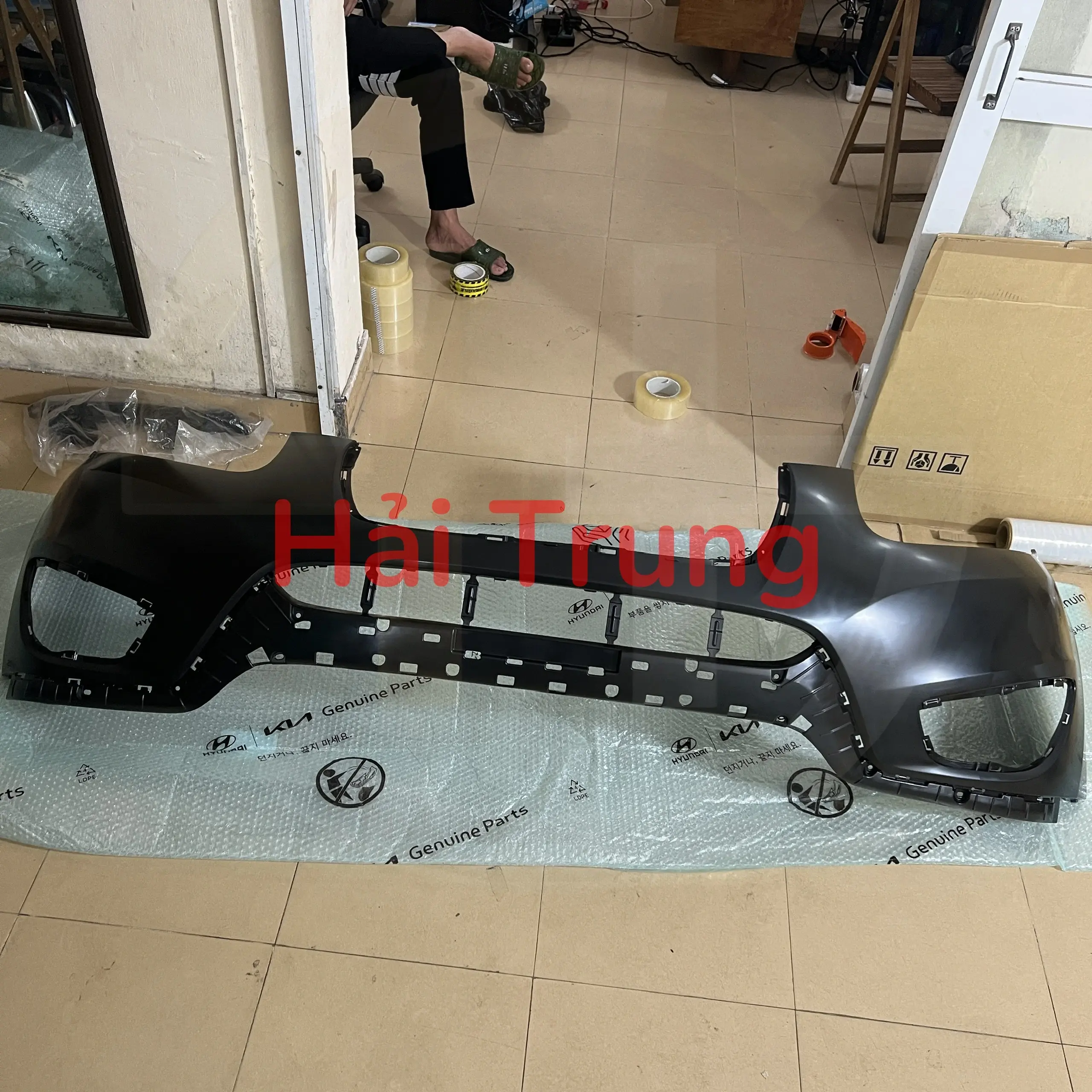 Cản trước Hyundai Santafe chính hãng