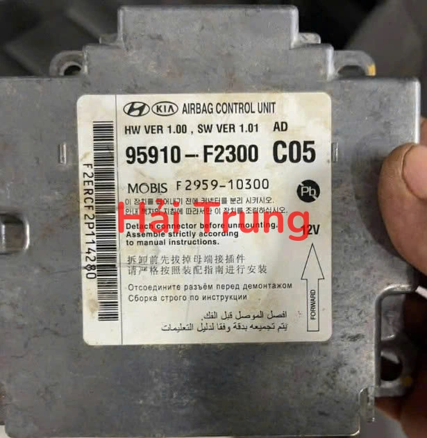 Hộp điều khiển túi khí Hyundai Elantra 2017-2020 Tháo xe 95910F2300