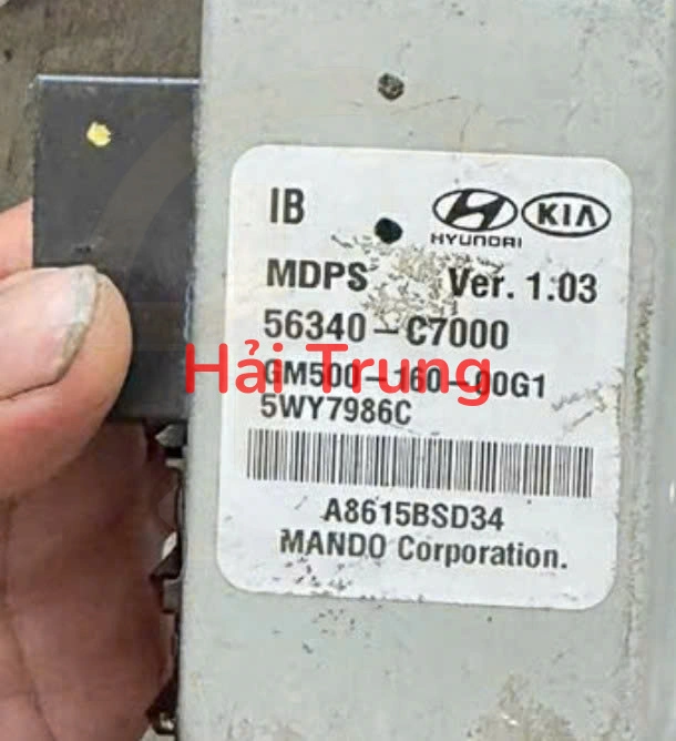 56340C7000 Hộp điều khiển túi khí Hyundai I20 Tháo Xe