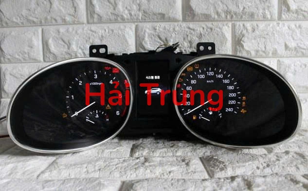 Đồng hồ táp lô Hyundai Santafe 2016 Tháo Xe