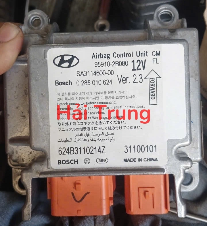 Tháo Xe Hộp điều khiển túi khí Hyundai Santafe 2010 959102B080