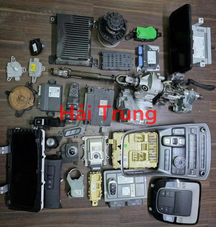 Tháo Xe Full set nổ, bộ nổ, hộp điện đầy đủ Hyundai Santafe 2022-2024 máy xăng bản full