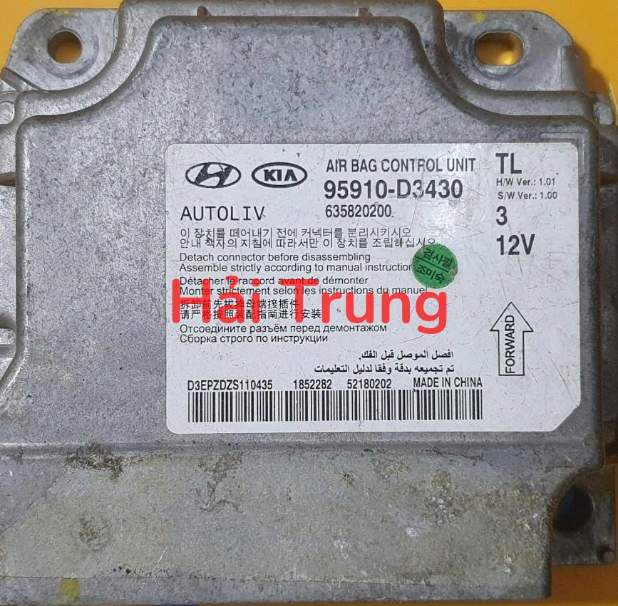 Hộp điều khiển túi khí Hyundai Tucson 2015 Tháo xe 95910D3430