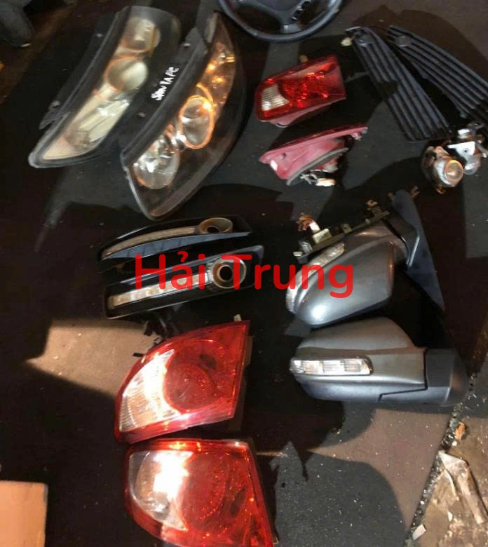 Bộ gương đèn đầy đủ Hyundai Santafe 2009 2010 Tháo Xe