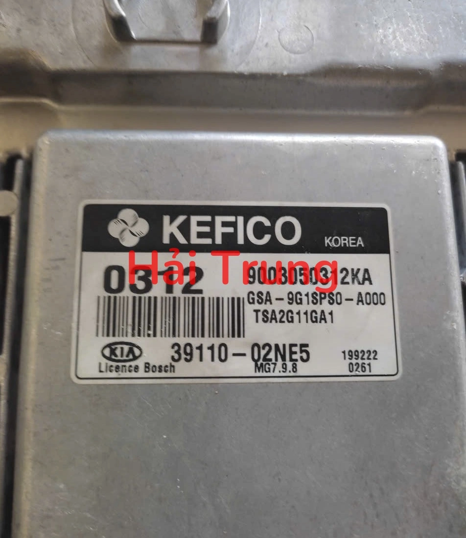 Hộp điều khiển động cơ Hộp đen ECU Kia Morning Tháo Xe 0312 MG7.9.8 3911002NE5