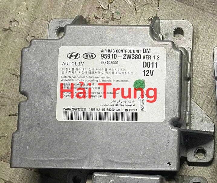 959102W380 Tháo xe hộp điều khiển túi khí Hyundai Santafe 2017 2018