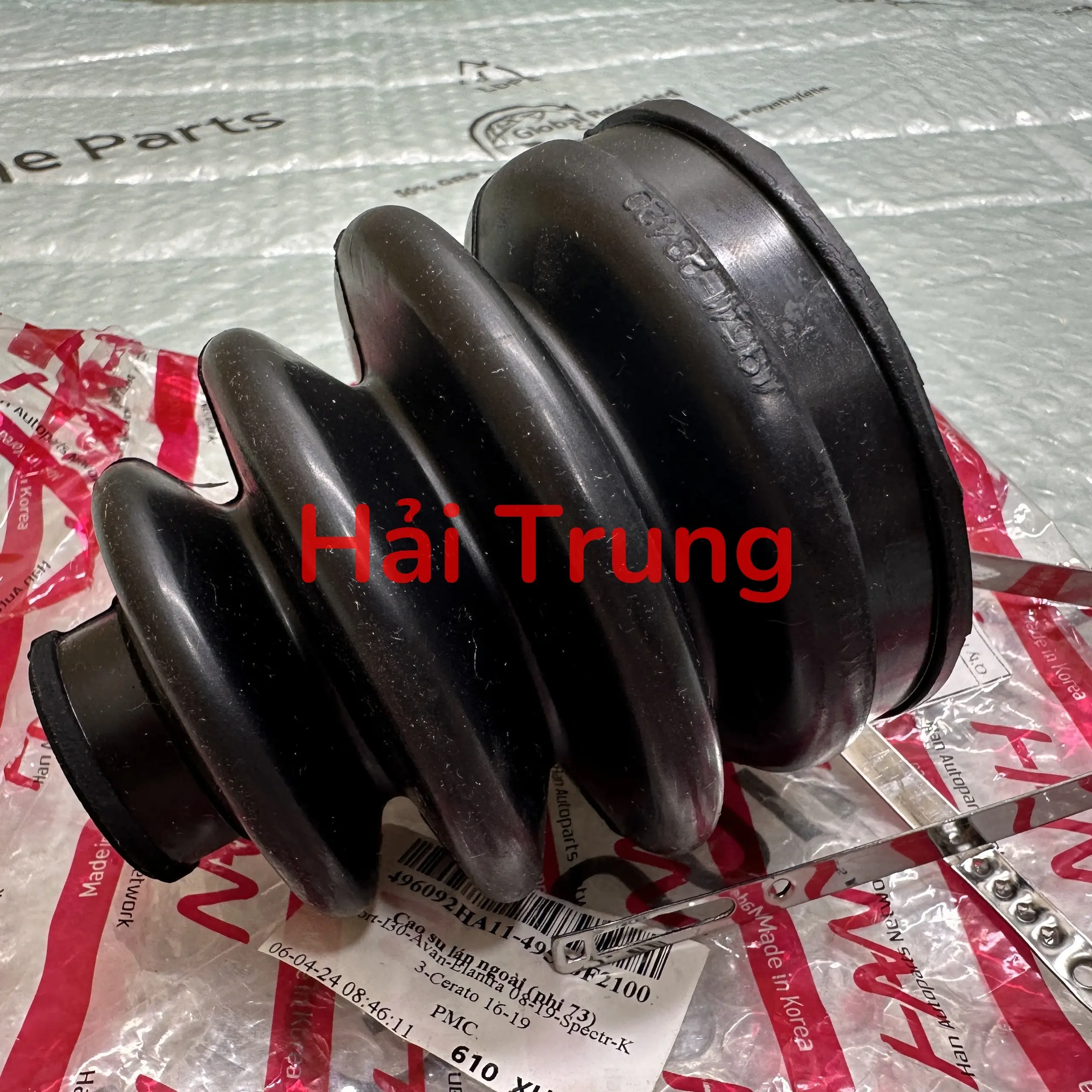 Cao su chụp bụi láp ngoài Hyundai Avante 2011-2015 Hàn Quốc 496092HA11 