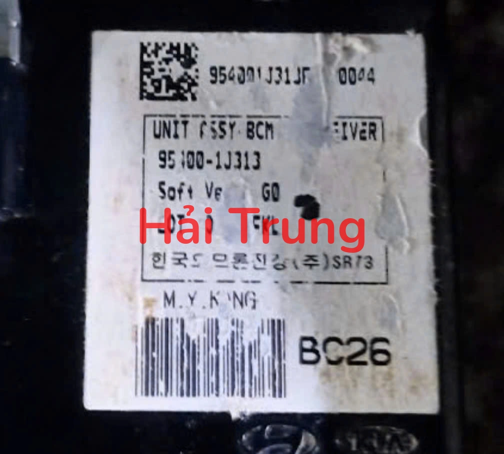 919501J031 Hộp điều khiển điện thân xe BCM Hyundai I20 Tháo Xe