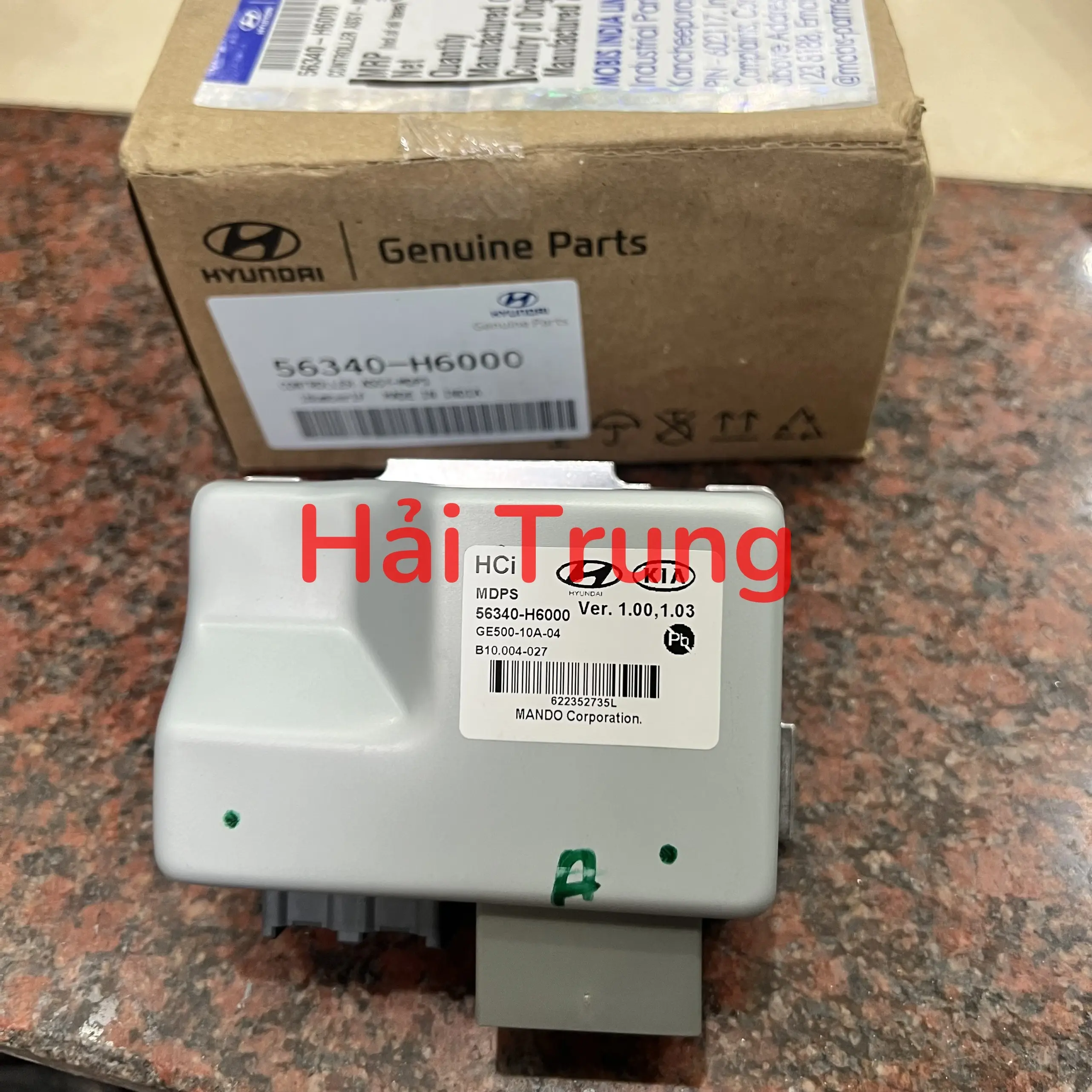 Hộp điều khiển cọc lái Hyundai Accent chính hãng