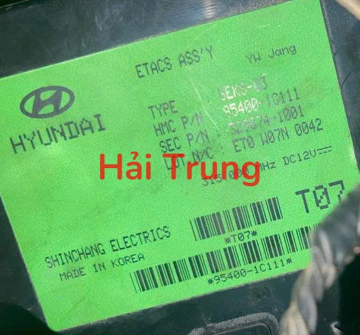 954001C111 Hộp điều khiển thân xe Etacs Hyundai Getz Tháo Xe