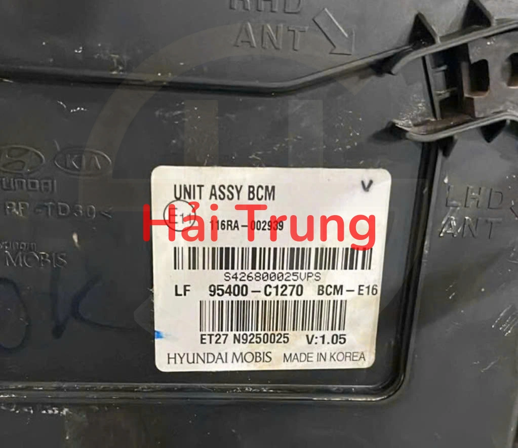 95400C1270 Hộp điều khiển điện thân xe BCM Hyundai Sonata Tháo Xe