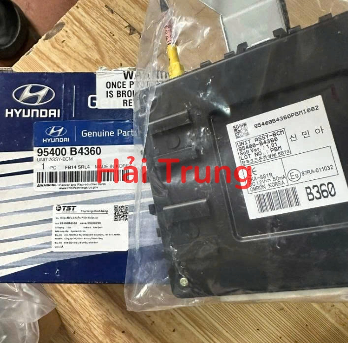 95400B4360 Hộp BCM Hyundai I10 2020 2021 2022