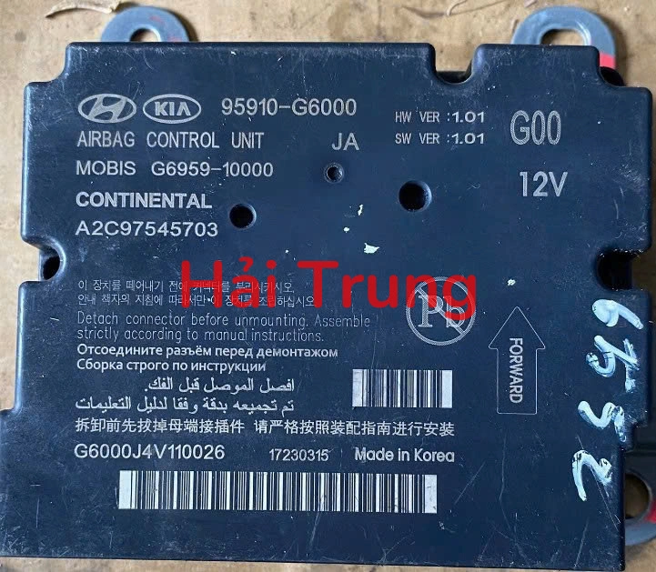 95910G6000 Tháo xe Hộp điều khiển túi khí Kia Morning Picanto 2022