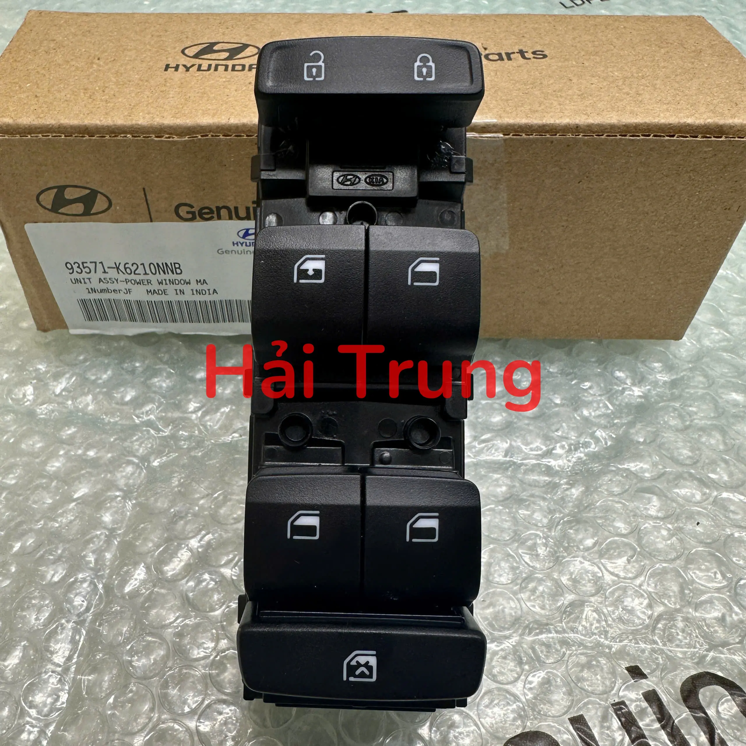 Công tắc nâng kính Hyundai I10 Grand 2021-2024 chính hãng 93571-K6210 NNB 