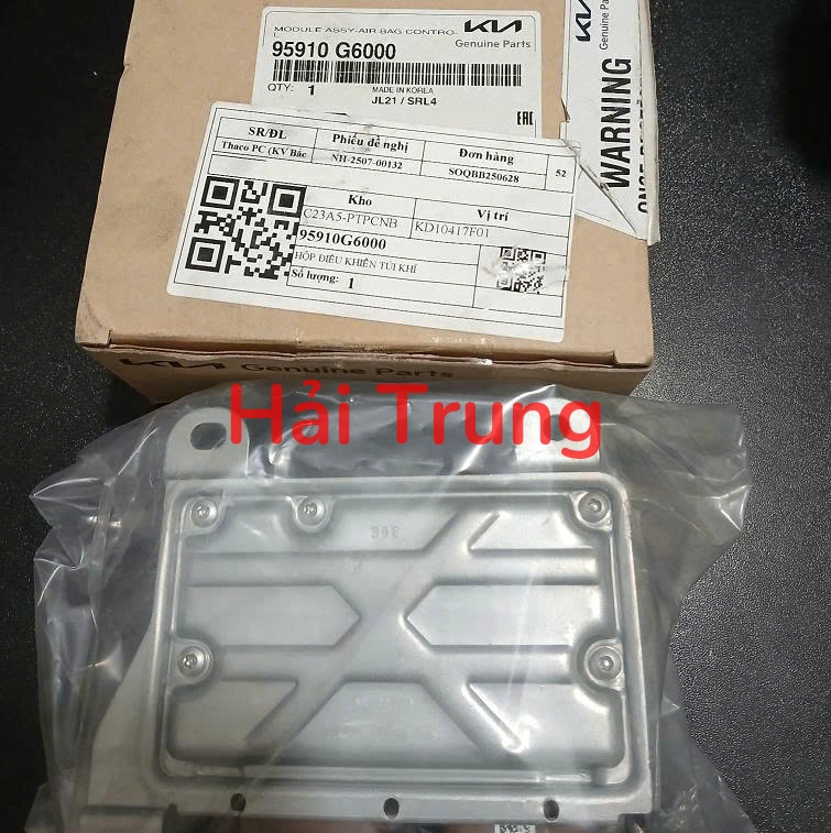Hộp điều khiển túi khí Hyundai Kona 2018-2025 95910G6000