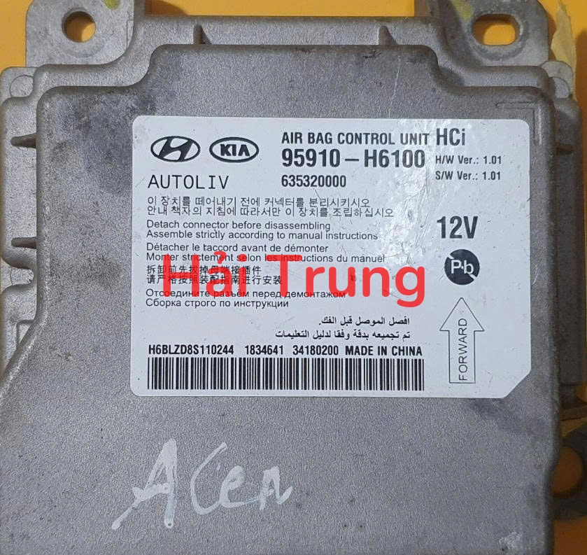 Hộp điều khiển túi khí Accent 2018-2021 Tháo xe 95910H6100