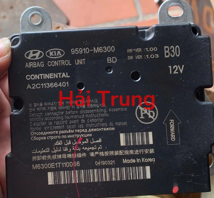 Hộp điều khiển túi khí Kia Cerato 2019-2023 Tháo xe 95910M6300