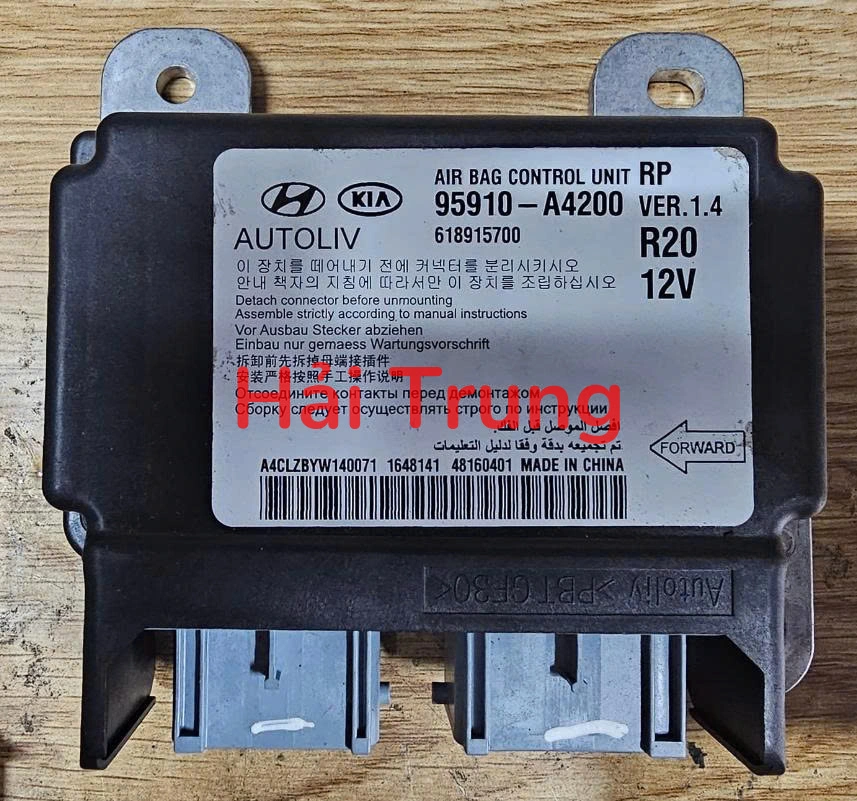 95910A4200 Hộp điều khiển túi khí Kia Carens 2013-2016 Tháo xe Zin