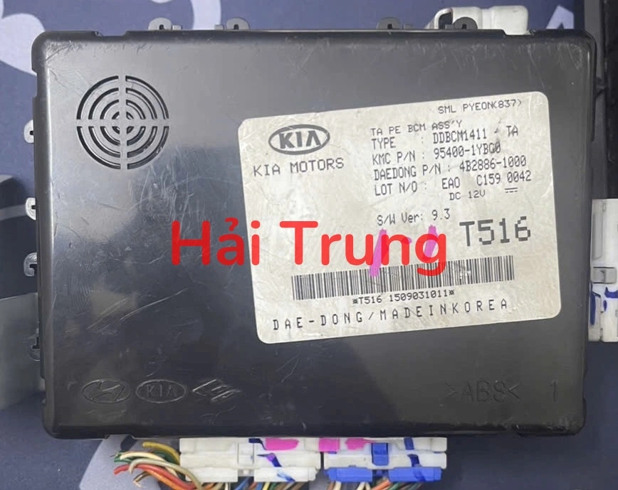 Tháo xe Hộp điều khiển thân xe BCM Kia Morning 954001YBC0
