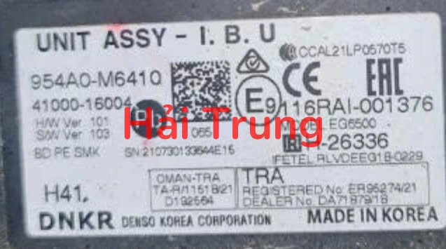 954A0M6410 Hộp điều khiển điện tử IBU Kia K3 Cerato 2012-2018 Tháo Xe