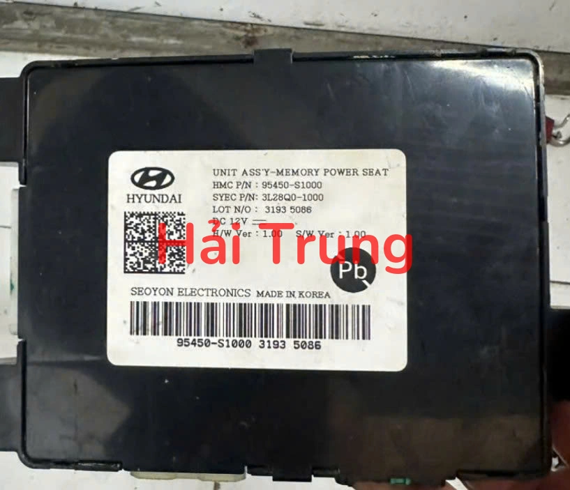 Hộp điều khiển ghế Hyundai Santafe 2020 2021 2022 Tháo xe 95450S1000