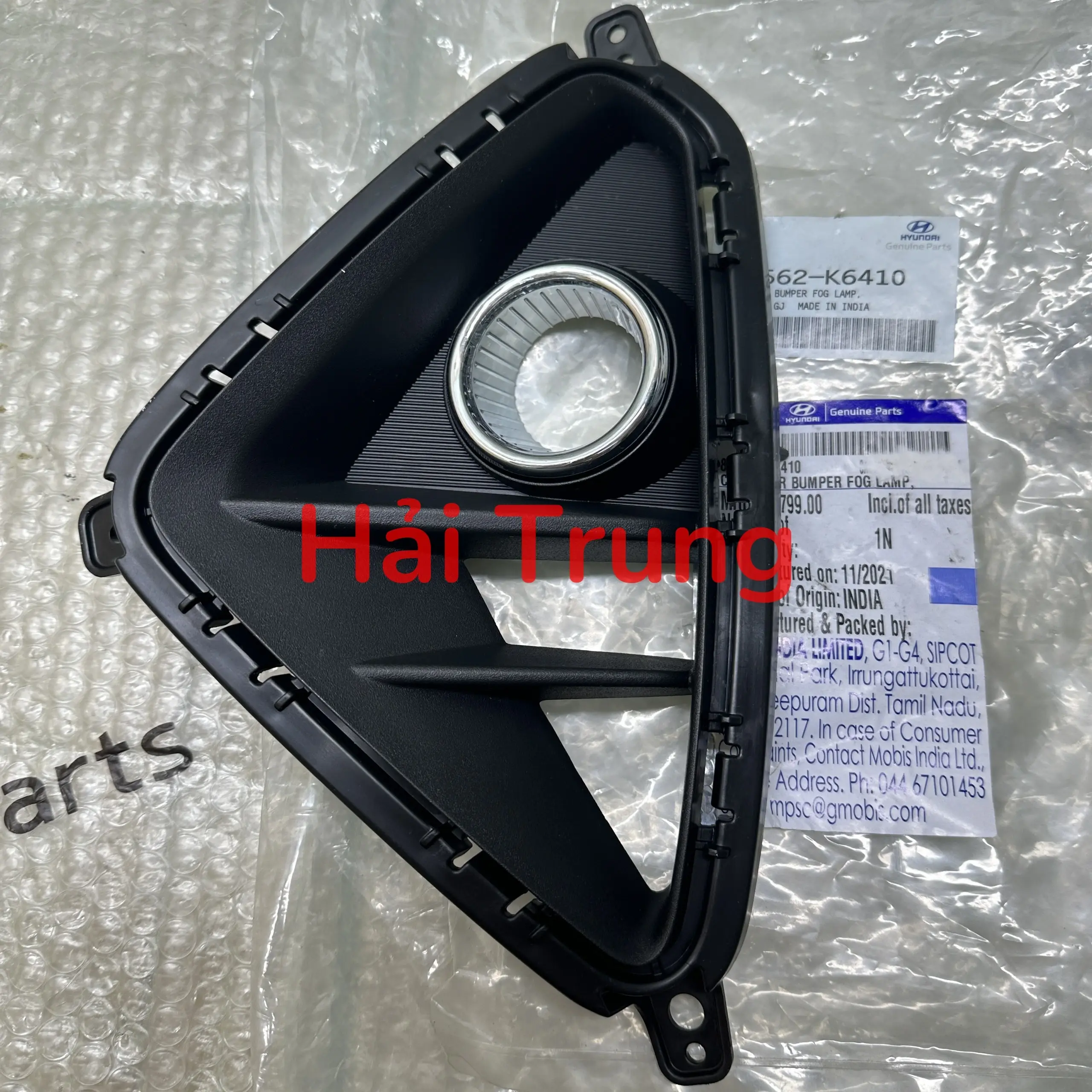 Ốp đèn gầm Hyundai I10 Grand 2022-2025 chính hãng 86562K6410