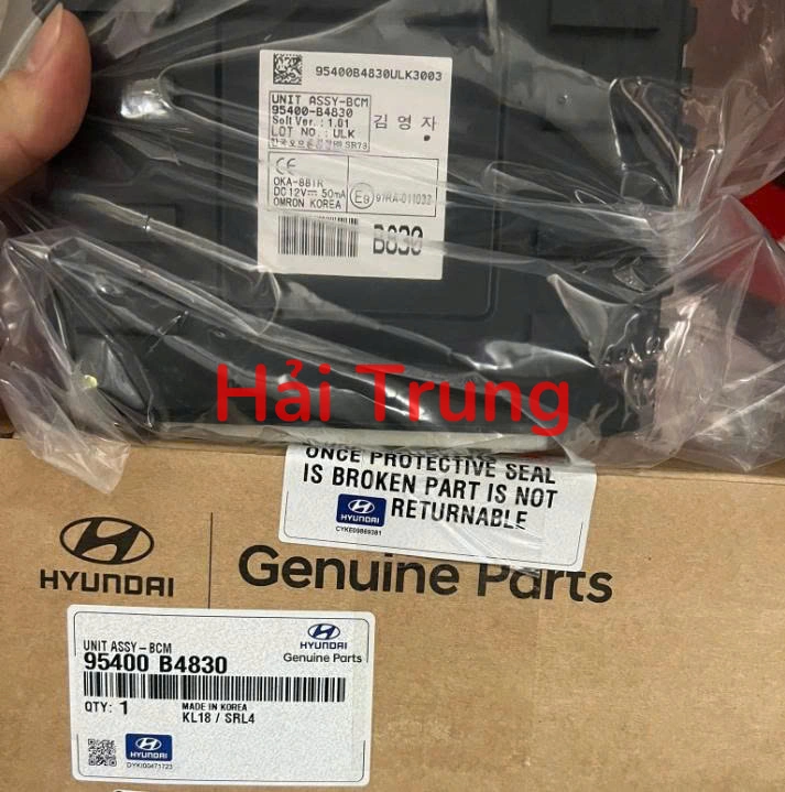 Hộp điều khiển thân xe BCM Hyundai I10 Grand 95400B4830