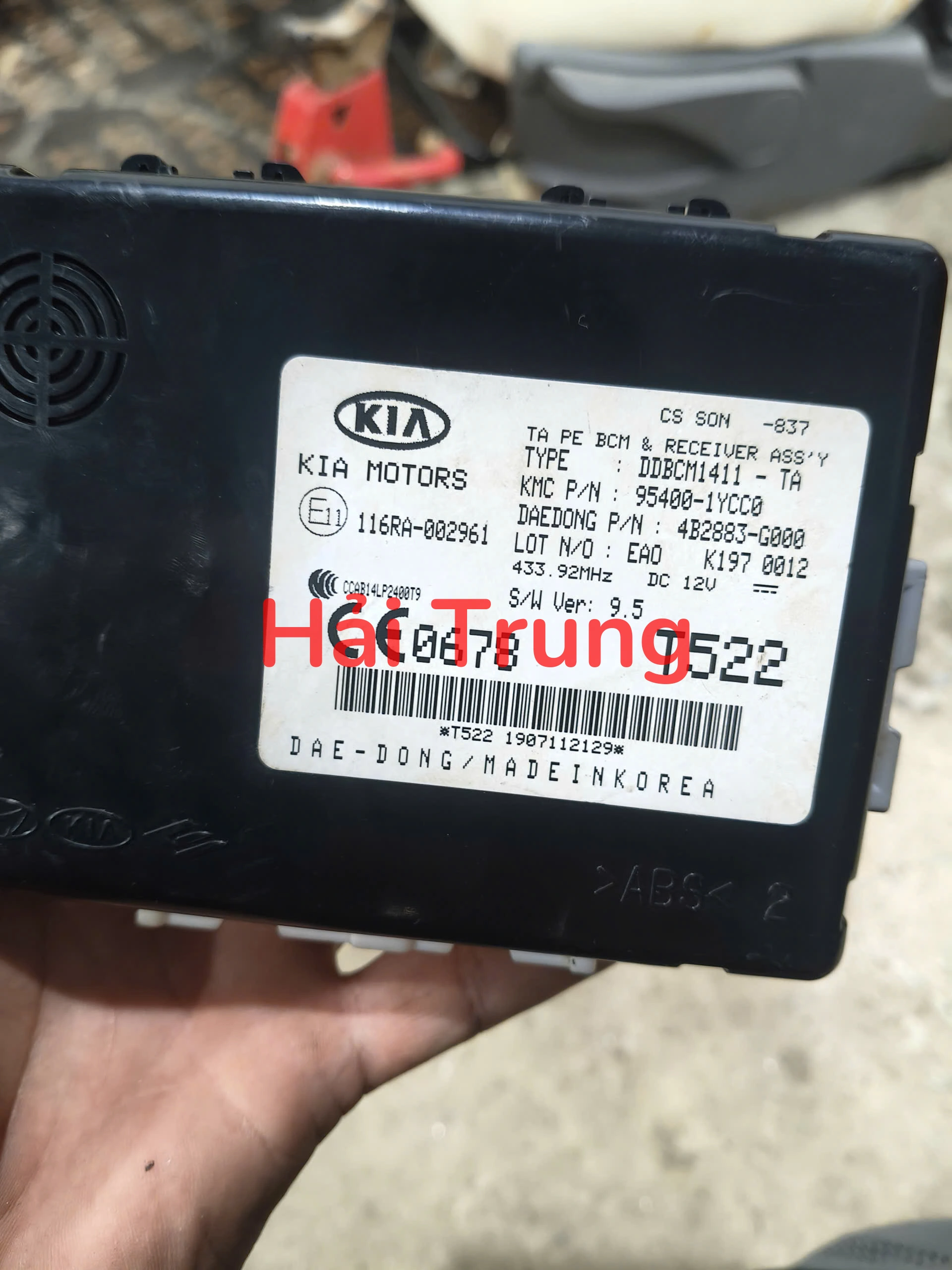 Hộp điều khiển thân xe Kia Morning