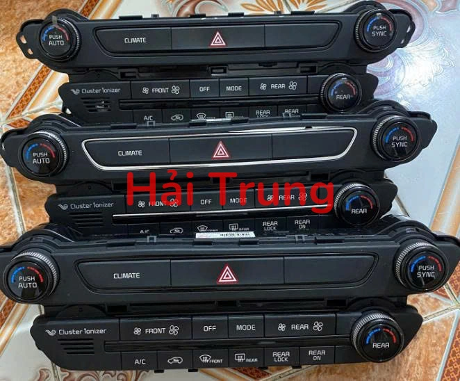 Tháo xe bảng điều khiển công tắc điều hòa Ac Kia Carnival 2022-2025