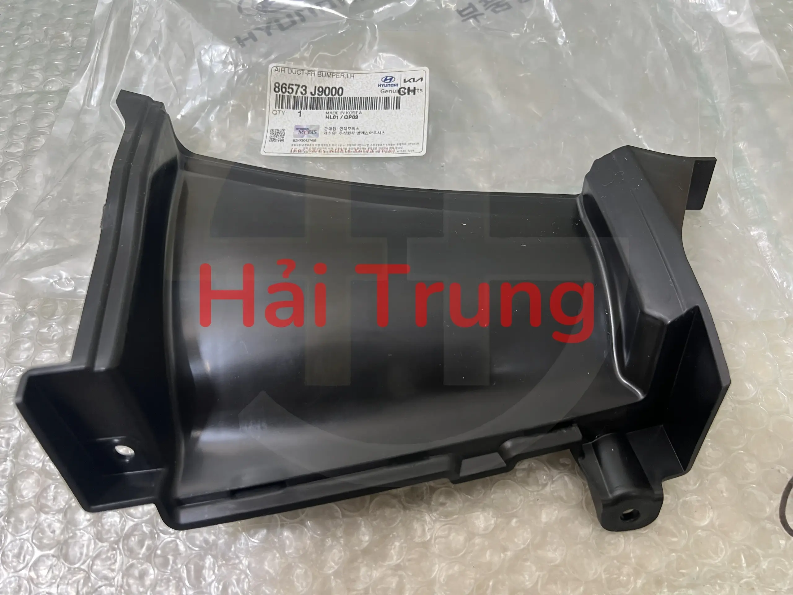 Hướng gió cản trước Hyundai Kona chính hãng