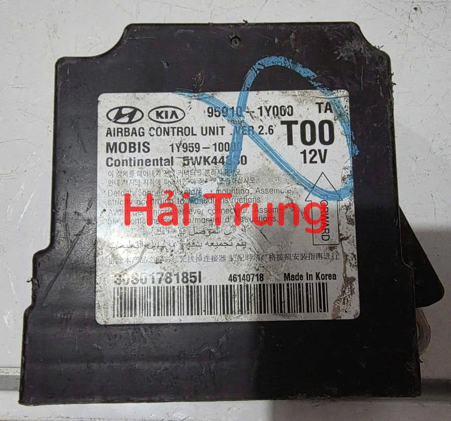 959101Y000 Hộp điều khiển túi khí Kia Morning 2012-2015 Tháo Xe