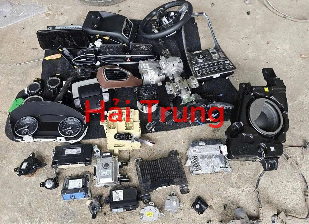 Tháo xe bộ điện Santafe