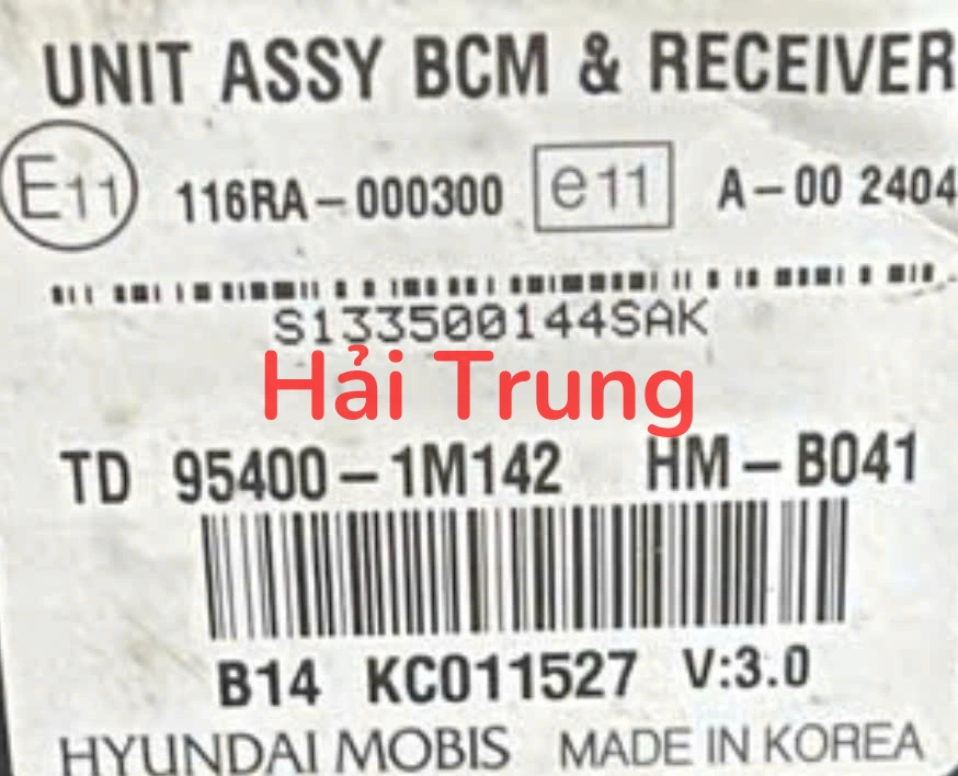 954001M142 Hộp BCM Kia Forte Cerato 2009-2013 Tháo Xe
