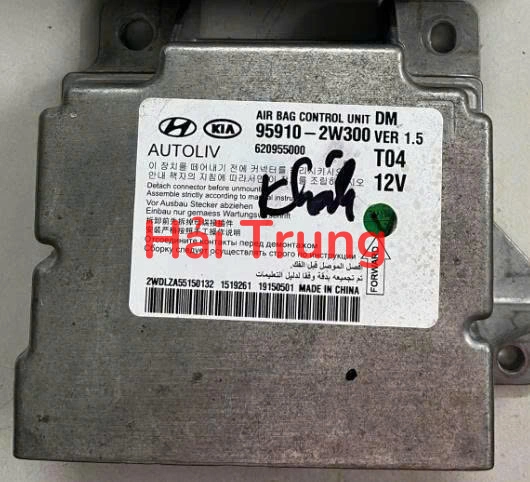 Tháo xe Hộp điều khiển túi khí Hyundai Santafe 2013 2014 2015