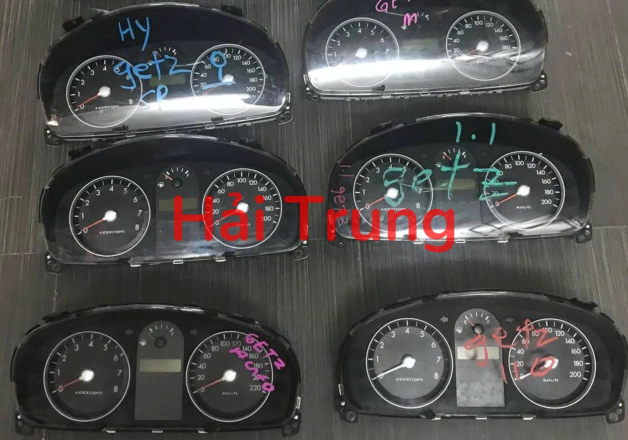 Đồng hồ táp lô Hyundai Getz 2006-2010 Tháo xe Zin