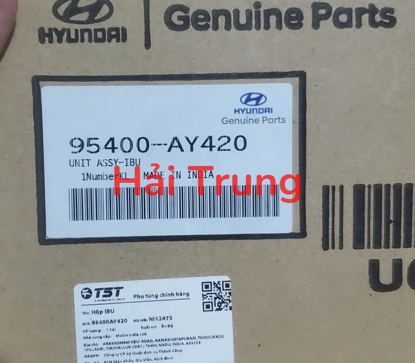 Hộp IBU Hyundai Accent 2024 2025 2026 95400AY420