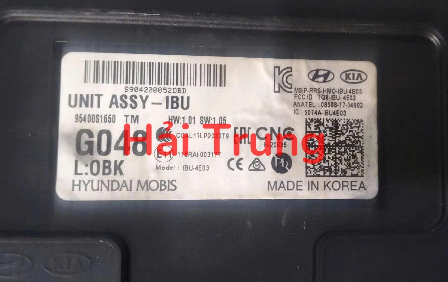 Hộp điều khiển thân vỏ IBU Santafe 2019 95400S1650